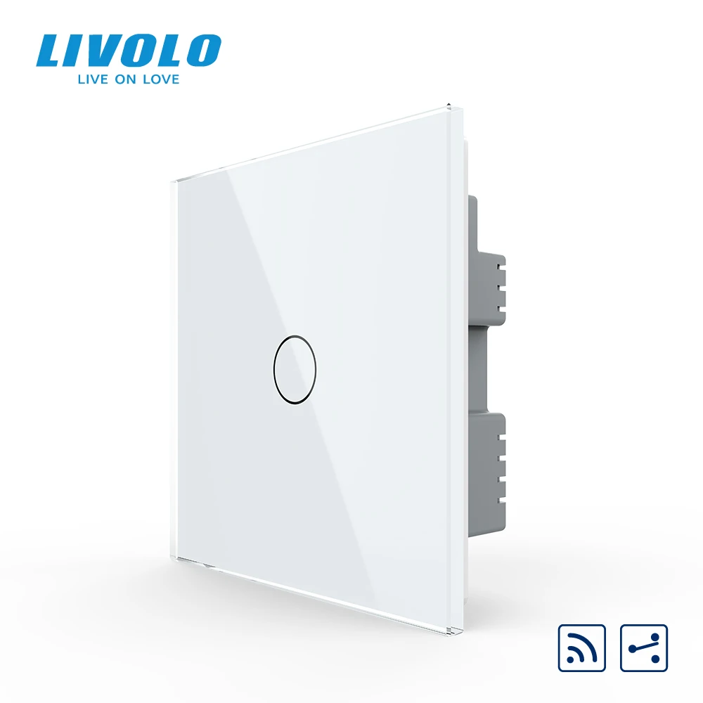 Настенный выключатель Livolo B6 стандартный двухсторонний высветильник ель с