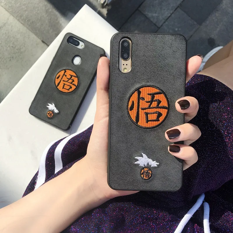 Чехол для телефона с вышивкой из мультфильма huawei P20 Pro Dragon Ball чехол NOVA 2S 3 3i Мягкий