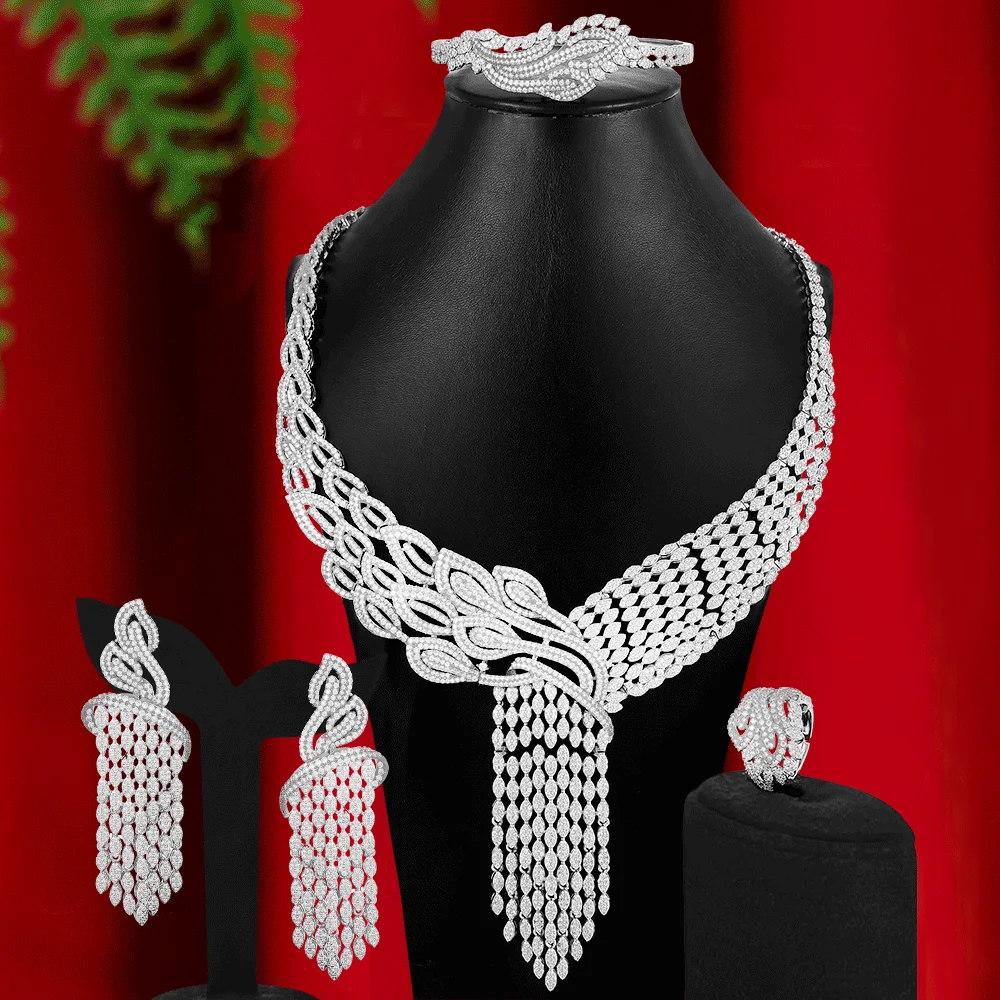 Роскошные кисточки GODKI смешанные женские свадебные кубические циркониевые