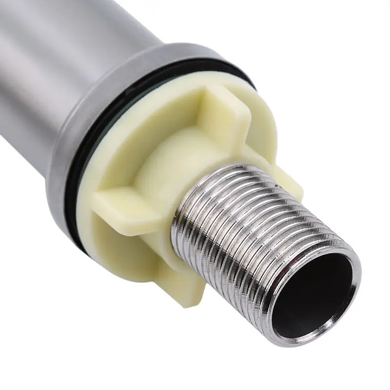 

Basin Faucet Stainless Steel Single Cold Basin Mixer Water Tap Bathroom Basin Faucet Bathroom Tap Cold Bathroom Sink Faucet