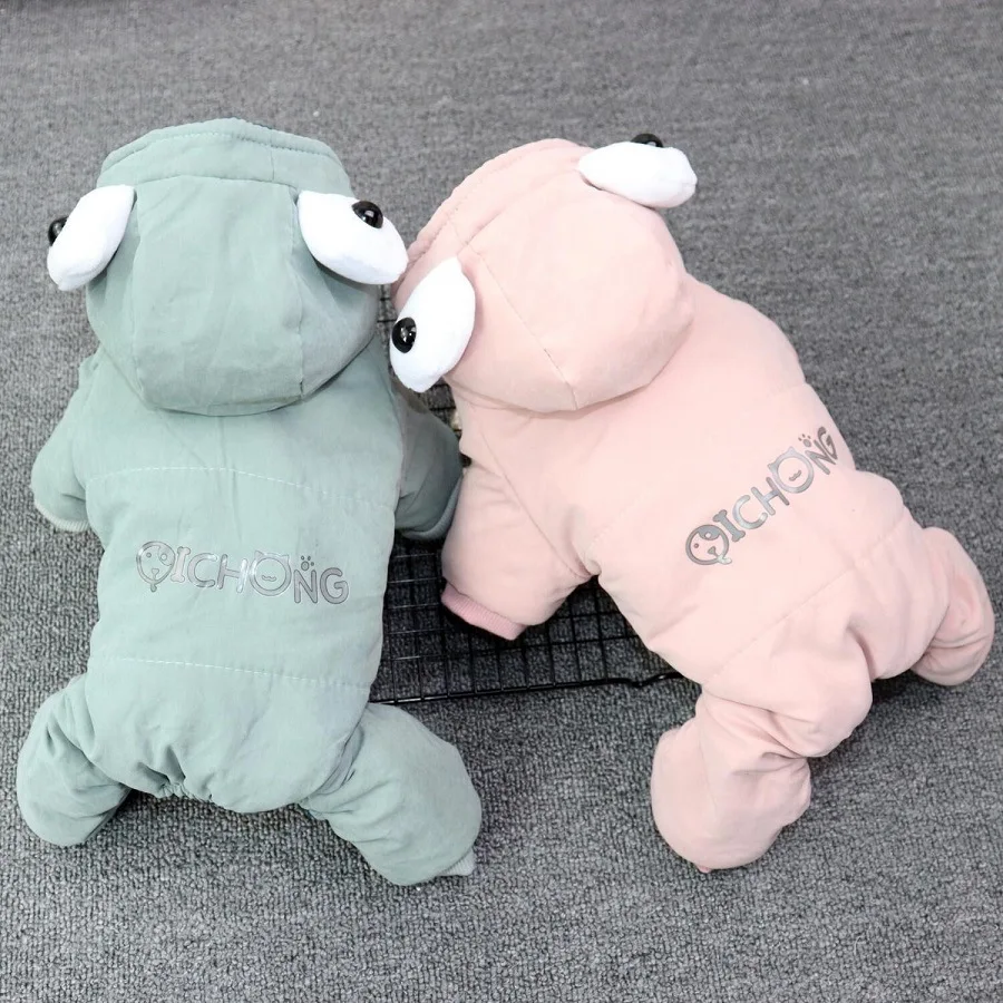 

Winter Pet Dog Clothes For Small Dogs Warm Thicken Pets Puppy Costume French Bulldog Hoodie Coat For Chihuahua Pets Dog Jacket