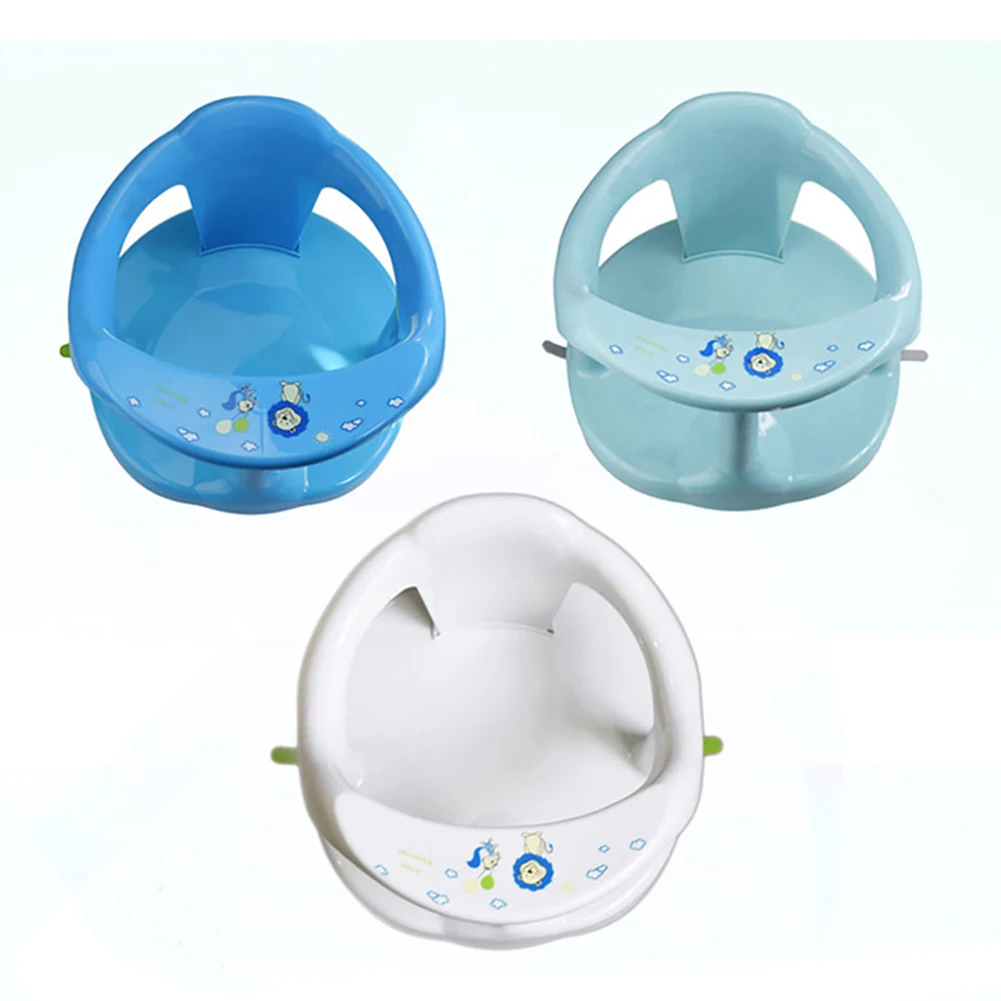 

Baby Bath Seat Baby Plastic Bathtub Seat with Backrest Support and Suction Cups Tub Seats for Babies RP