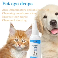 cats and dogs eye drops to remove tear marks pet cleansing eye drops teddy anti inflammation redness and swelling 60ml