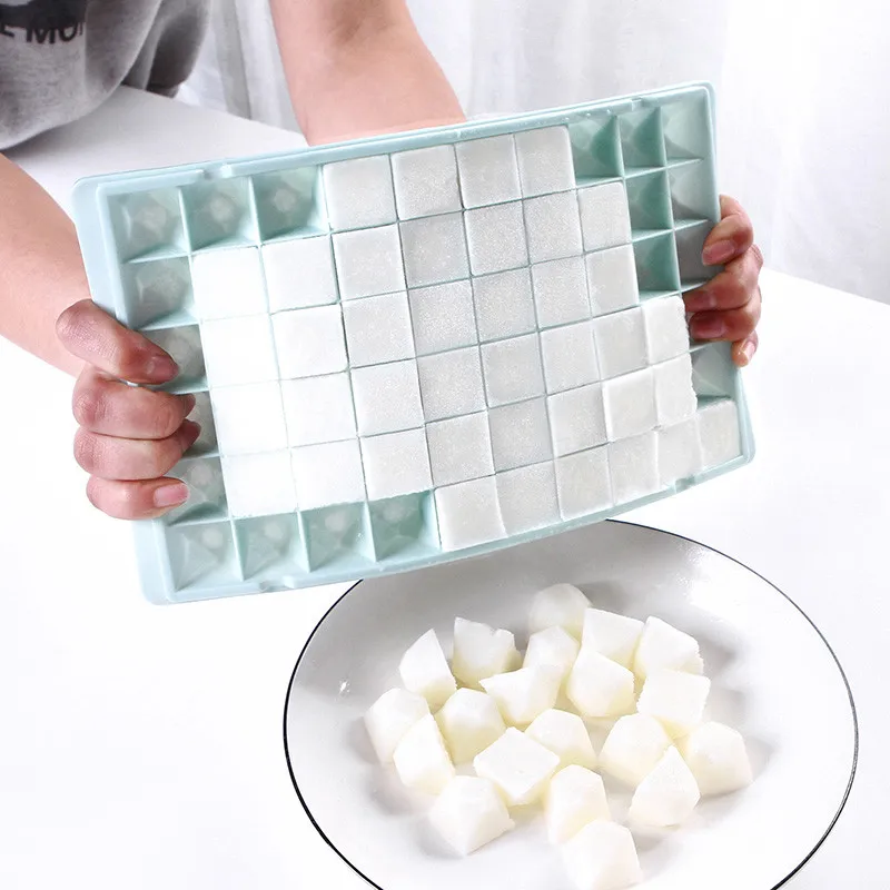 96 ячеек Творческий силиконовая форма для льда поднос кубика прессформы коробка