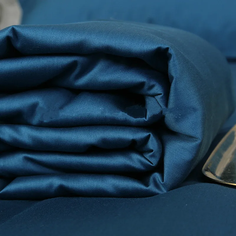 

New 60s Cotton Satin Sheets Single Piece Long-staple Cotton Solid Color Sheets 230*250