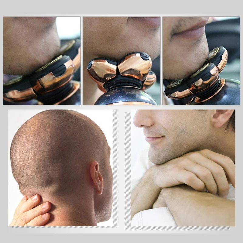 

Electric Razor Shaver Nose Hair Beard Trimmer Clipper Cordless Waterproof USB Rechargeable Men Grooming Kit