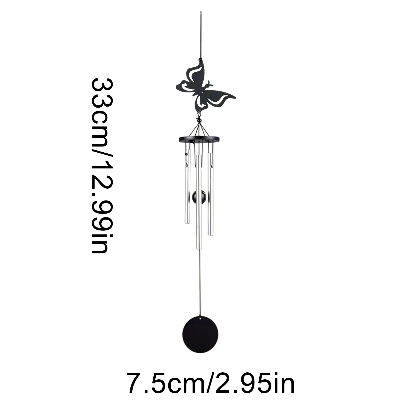 2021 крылья бабочки летающая птица ветряные колокольчики садовые искусственные