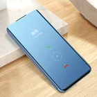 Чехол-книжка для Xiaomi 11 Lite, 11i, 10 Ultra, 10i, 10T Pro, 9 SE, Poco M3 Pro, X3 NFC, X2, F3, F2, зеркальный, прозрачный