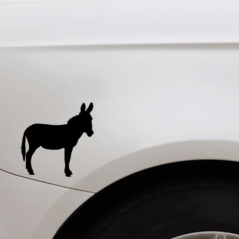 Автомобильная наклейка KKs с красивым рисунком осла Водонепроницаемые