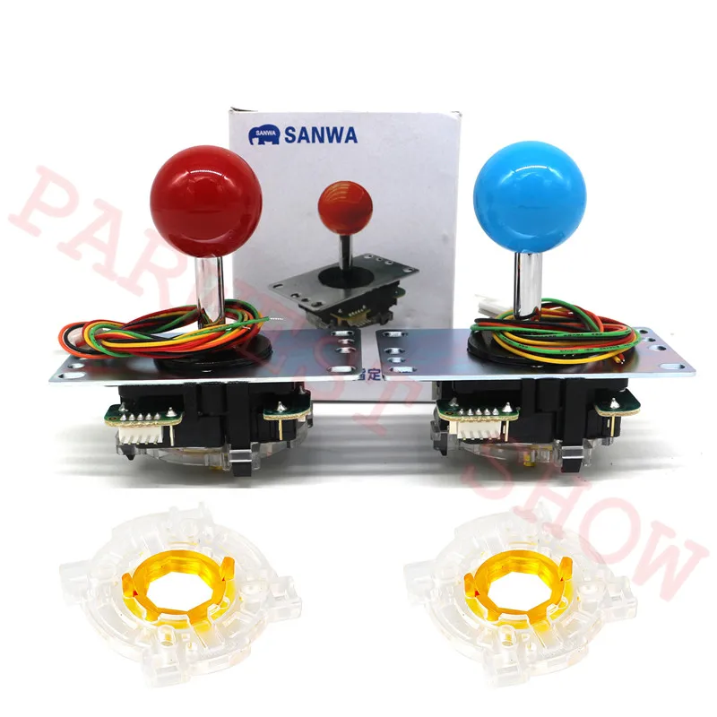 Оригинальный Джойстик Sanwa JLF-TP-8YT с 2 оригинальными восьмиугольными
