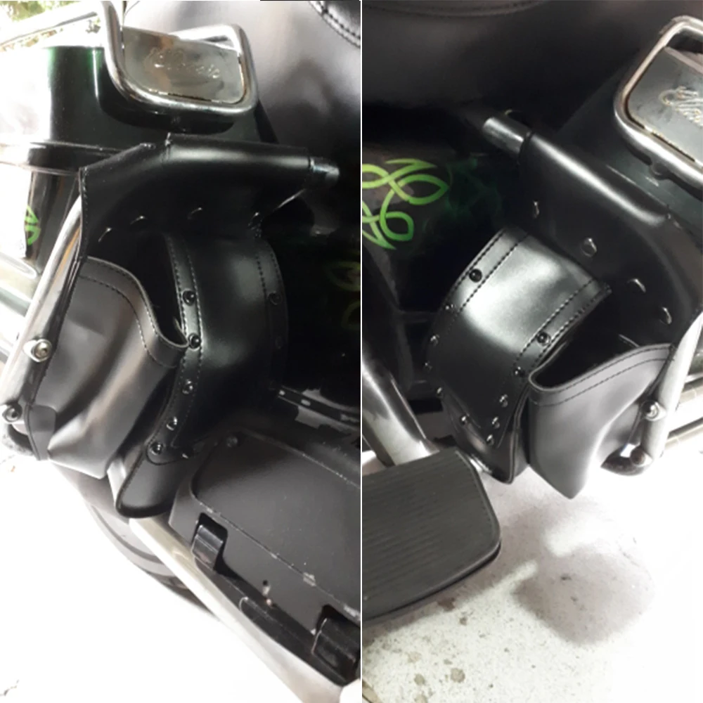 Для дорожного скольжения мотоцикла седло сумка для двигателя полоса освещения