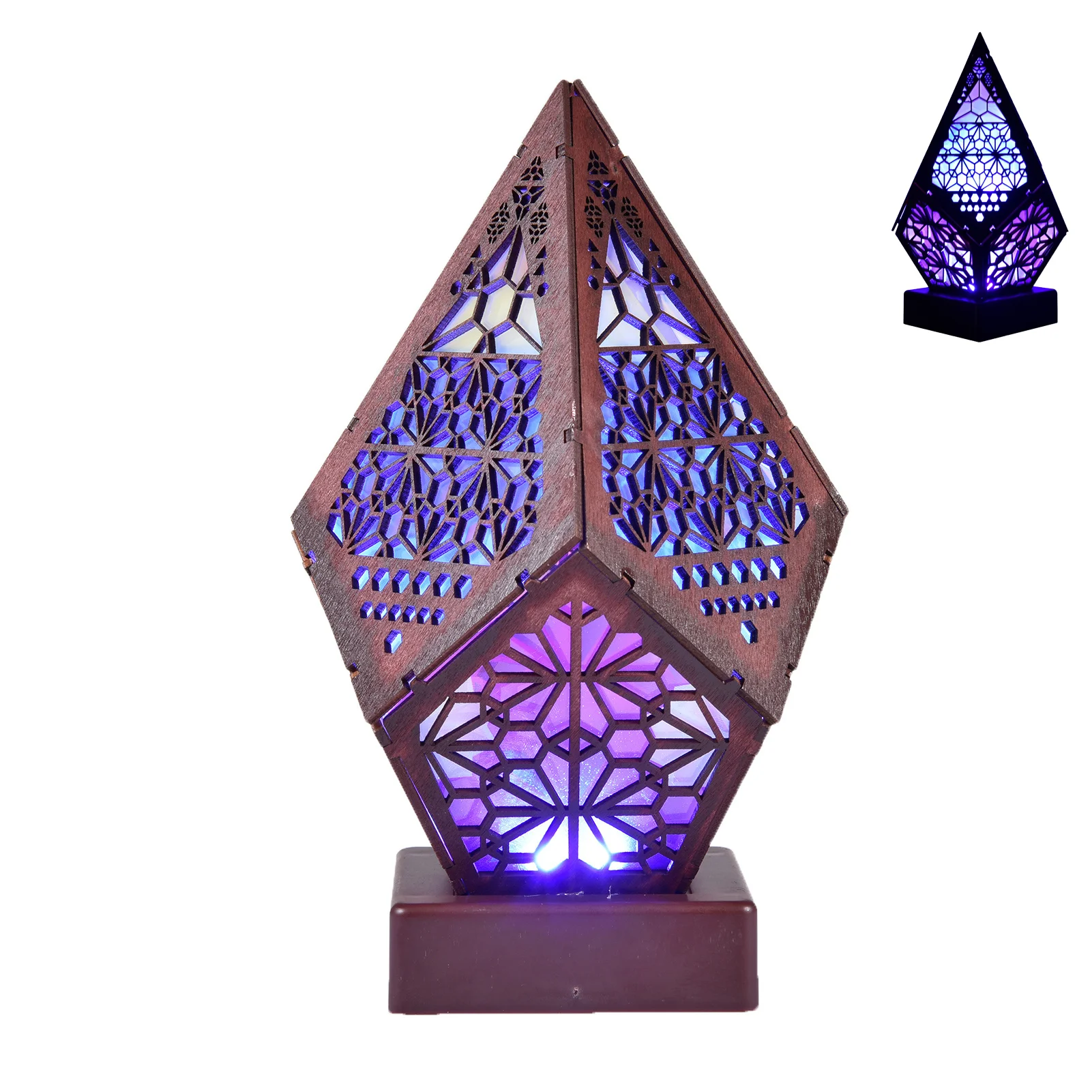

New Bohemian Light Polar Star 3D Floor Projection Lamp LED Colorful Night Lights Home Decor For Kitchen Hallway Ideal For Room