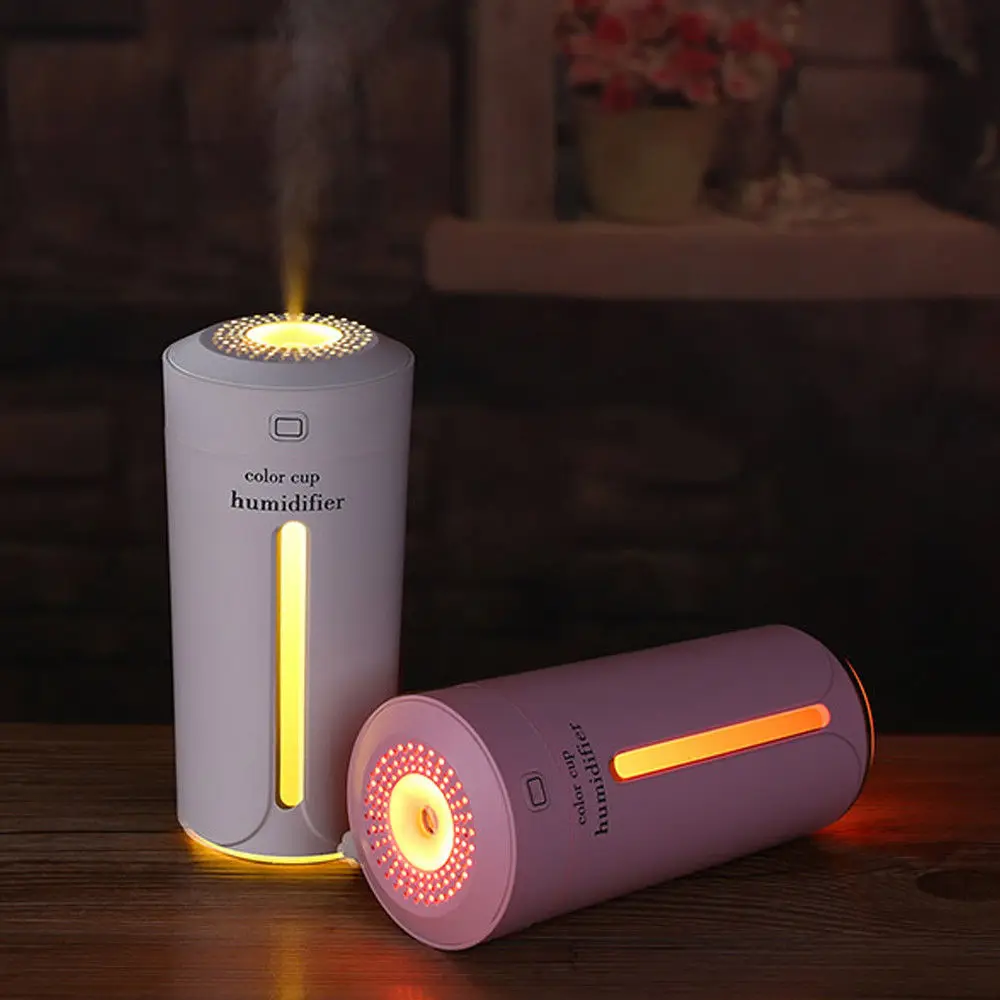 Портативный Автомобильный увлажнитель воздуха диффузор эфирное масло с 7