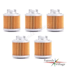 5PCS/pack Oil Filter 15412-HB6-003 86384/83489 Yellow Oil Cleaner Engine Part for Honda Daytona ATC125M Trex 150 190 TR TX