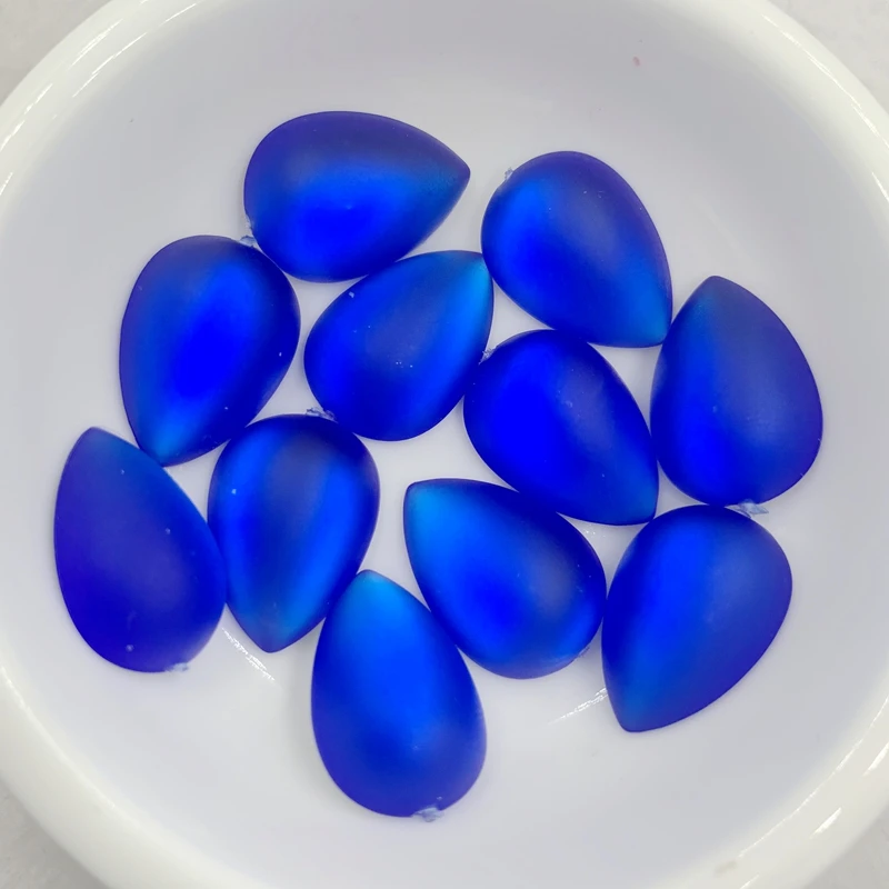 Стразы из хрустальной смолы с плоской задней стороной 60 шт. 13*18 мм хрустальные