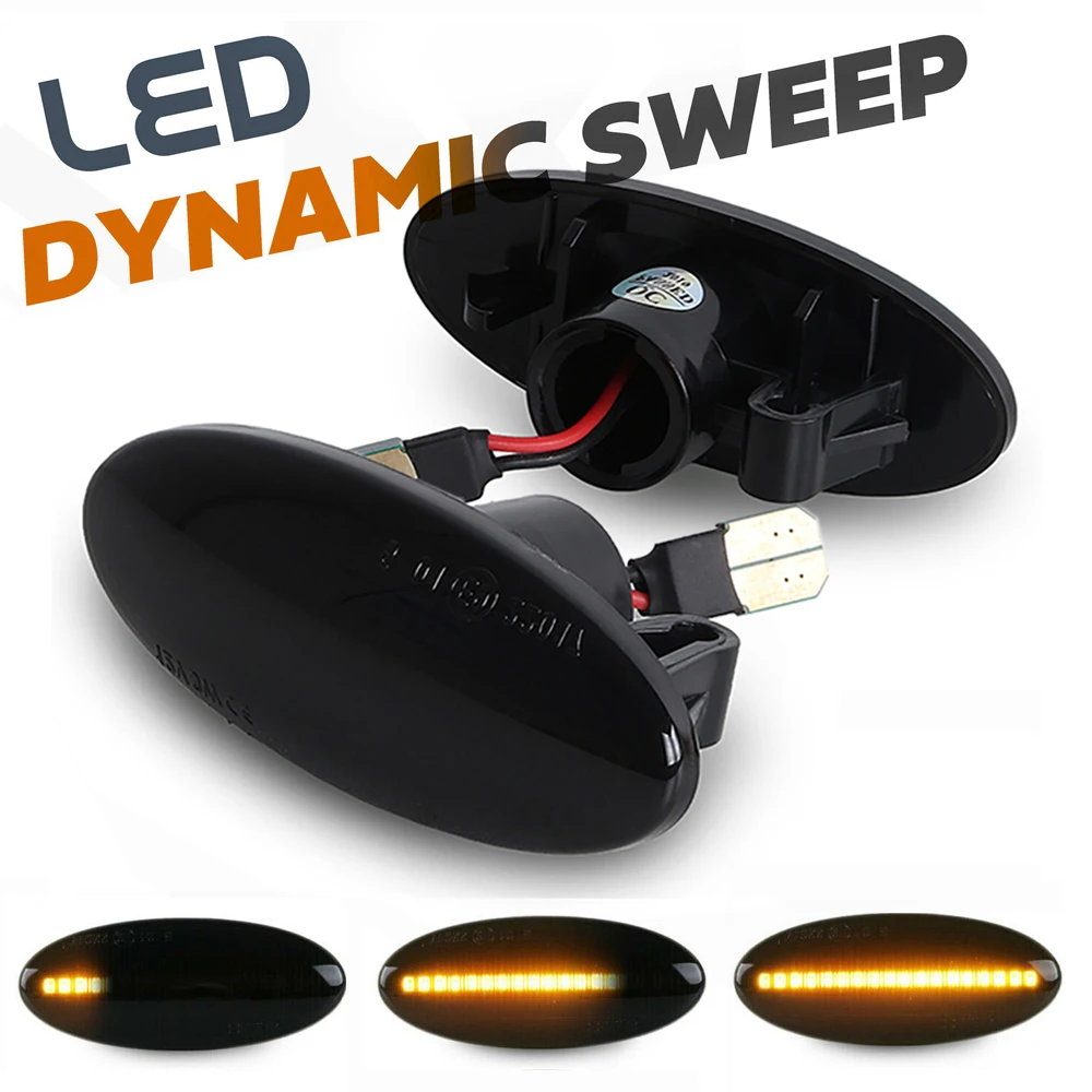 2 шт . LED КРЫЛО боковой маркер указатели поворота Янтарный Для Nissan Evalia Interstar Navara D22