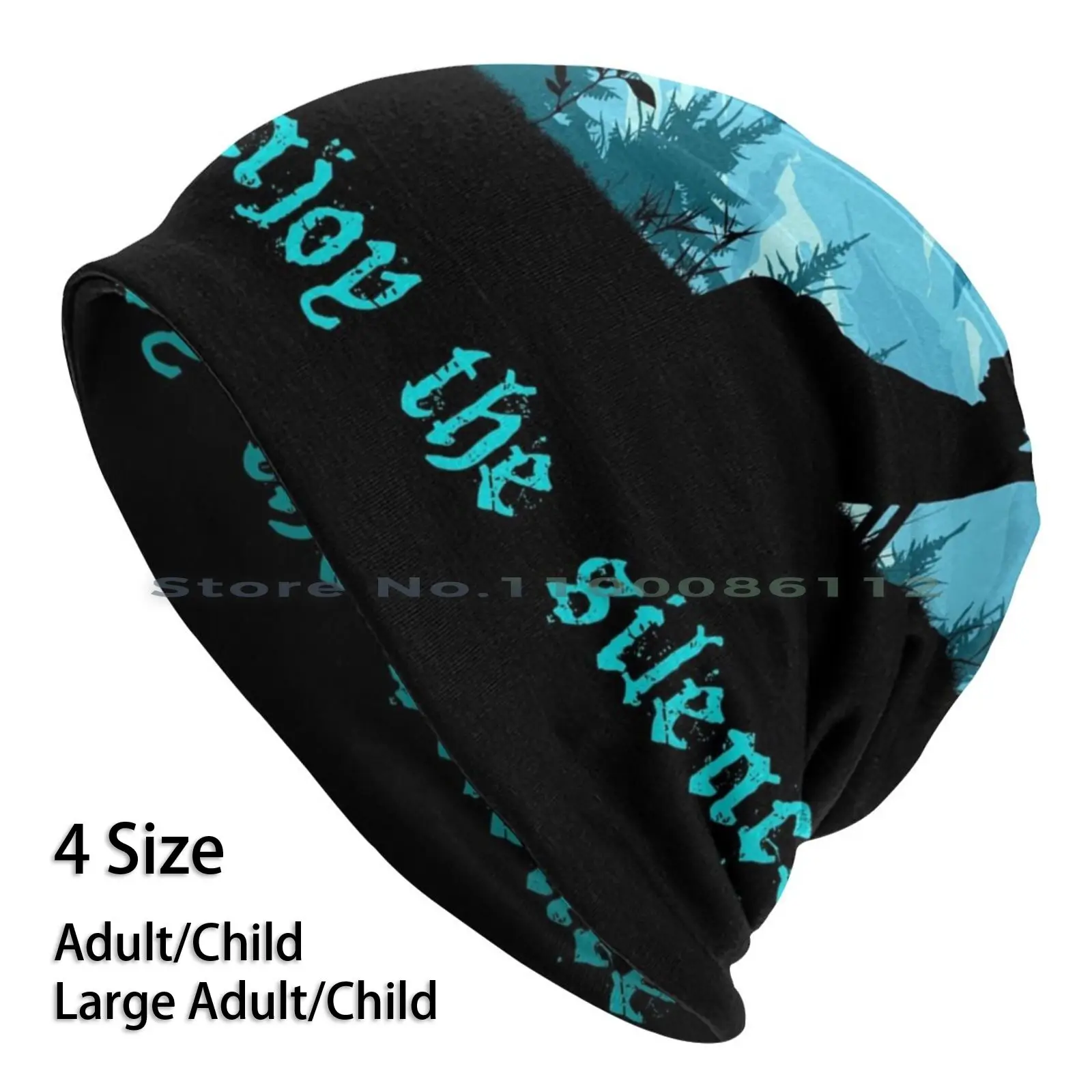 

Enjoy The Silence On The Mountains Message Beanies Knit Hat 80s New Wave Dance Electronic Alternative Industrial Music Basildon