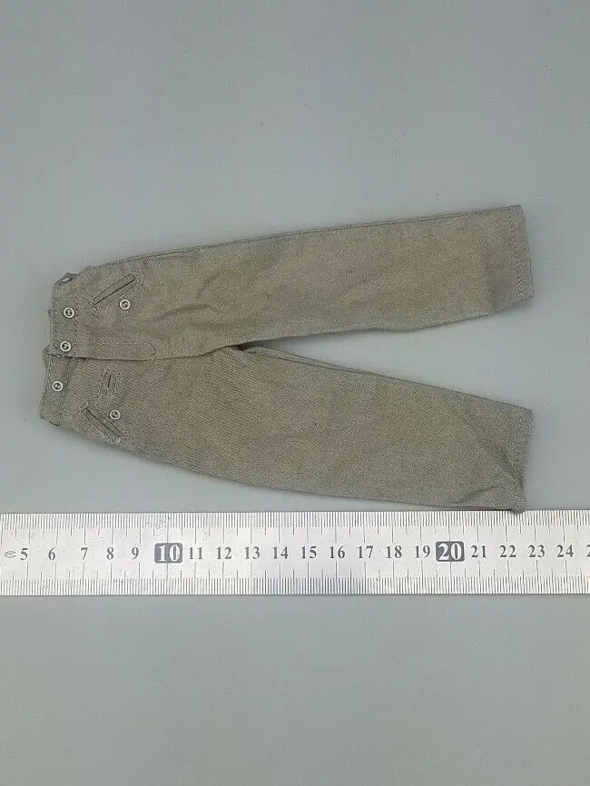 

1/6th WWII German Grey Combat pants Model For 12" Male Action Figure