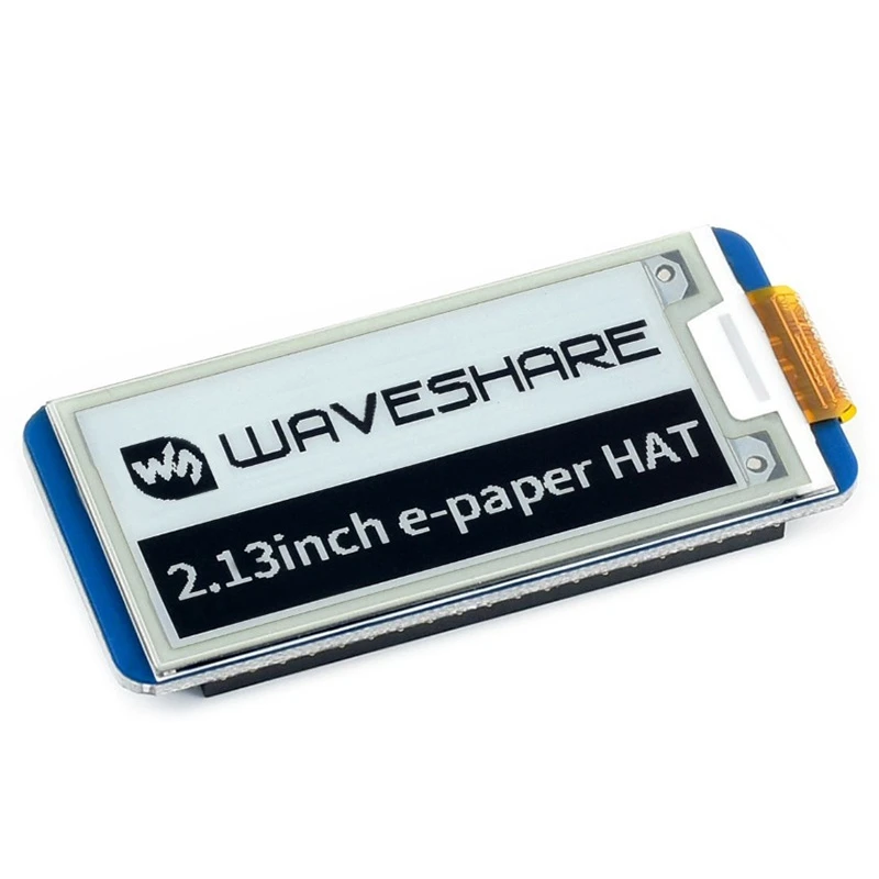 

Waveshare 2,13 дюймов электронная бумага шляпа, 250X122, 2,13 дюймов E-Ink дисплей для RaspberryPi 2B/3B/Zero SPI поддерживает