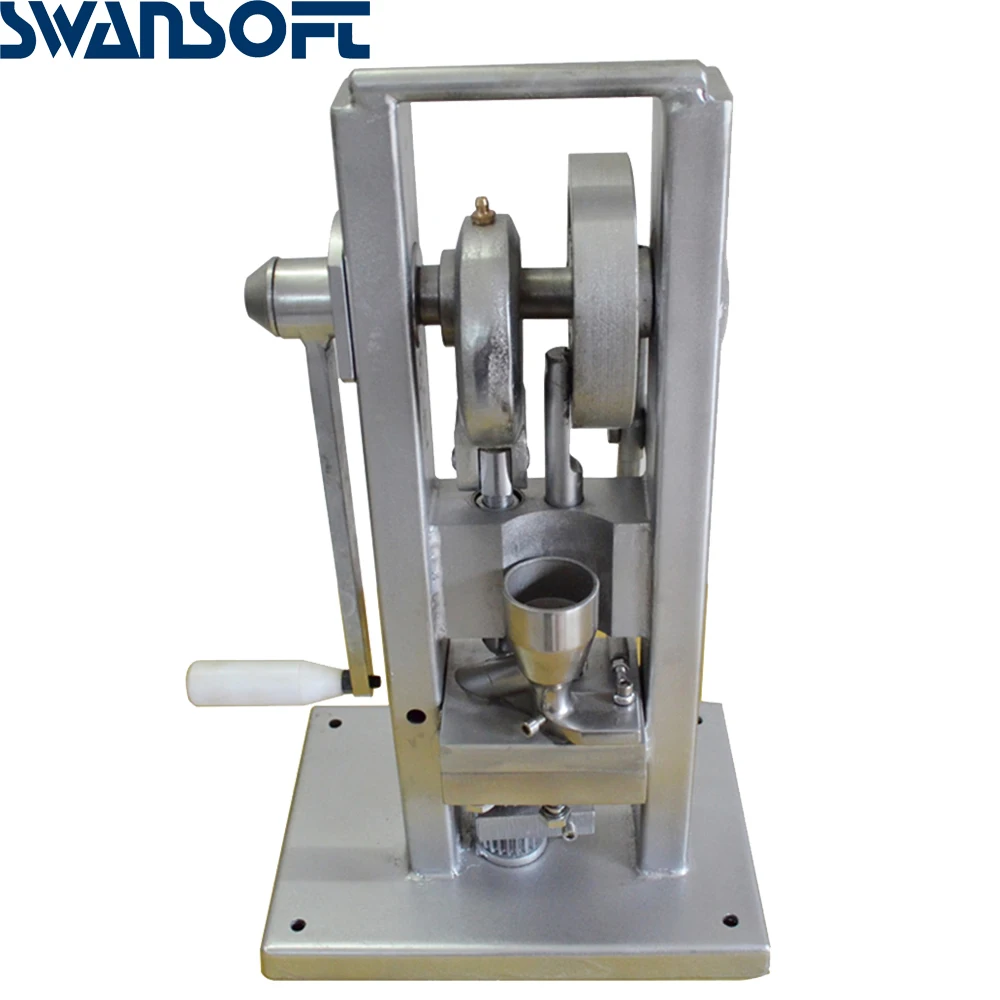 

SWANSOFT 20KG Manual Single Punch Tablet Press Machine Pill Press Machine TDP-0 Pill Making / (Lightest Type)