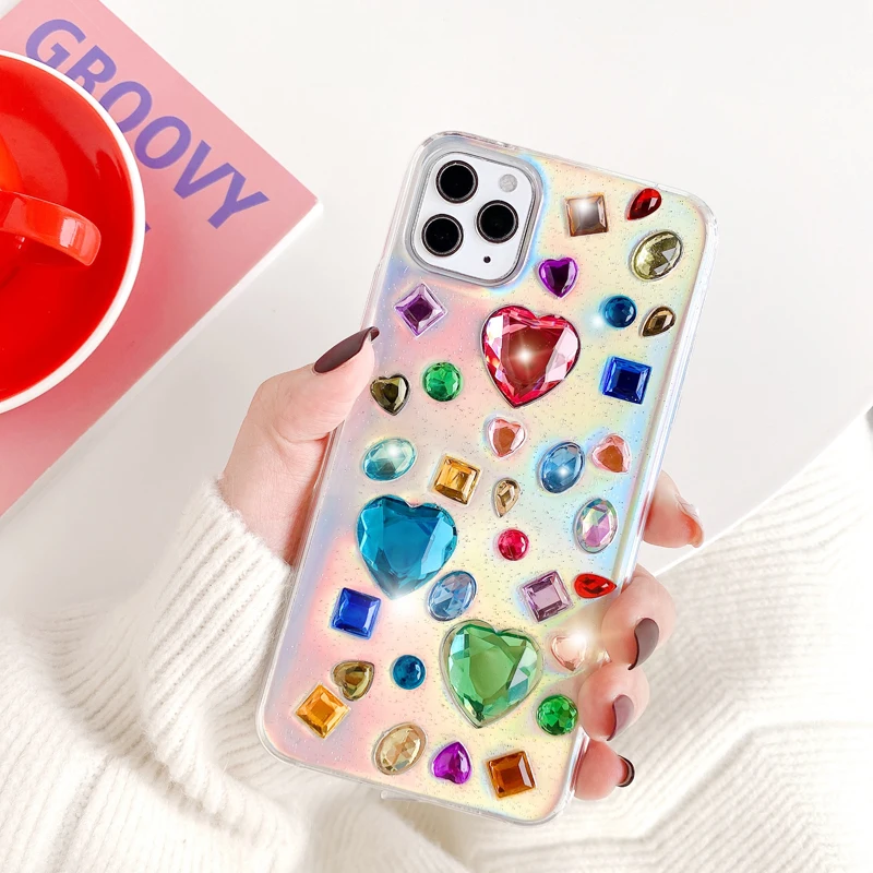 Роскошный яркий прозрачный чехол для iPhone 11 Pro Max XR X 7 8 Plus XS | Мобильные телефоны и