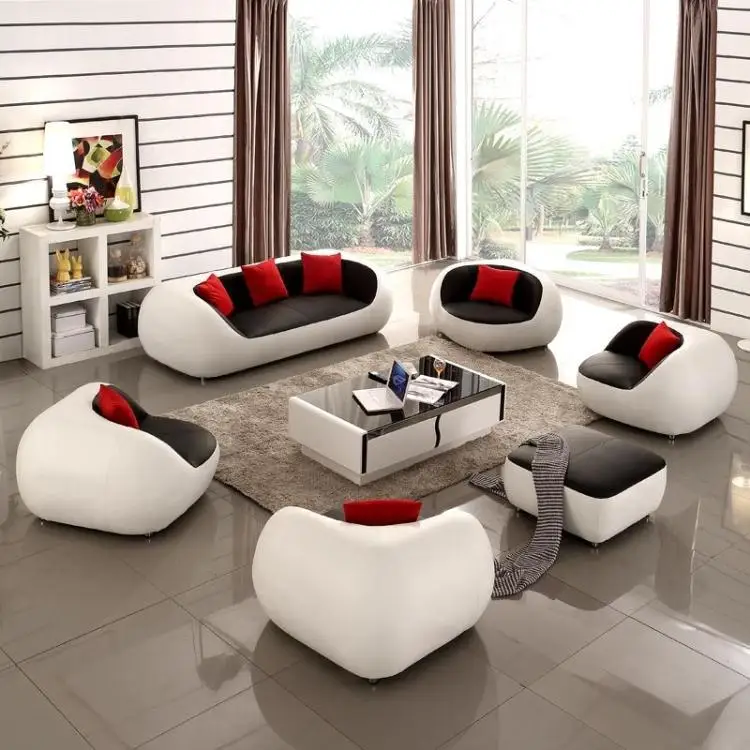 Простой кожаный диван GY креативная современная кожаная художественная