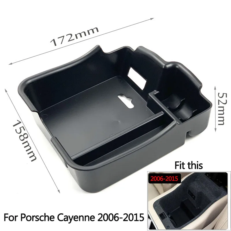 

1 шт. автомобильный центральный подлокотник коробка для хранения Porsche Cayenne 2006-2019 консоль подлокотник поддон для перчаток держатель Чехол Контейнер автомобильный Стайлинг