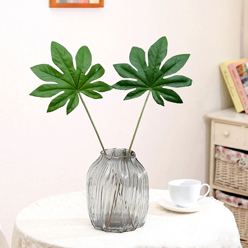 1 шт. пластиковые искусственные листья пальмы | Дом и сад