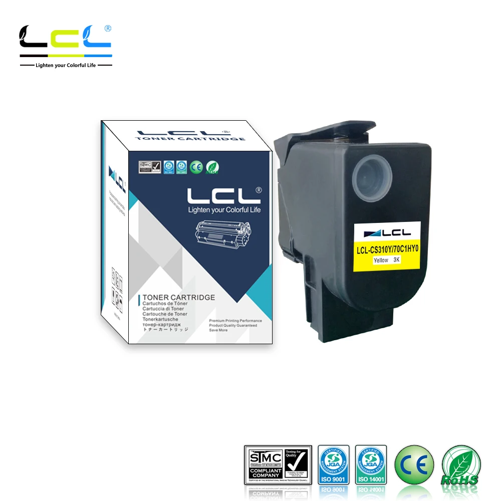 LCL 70C1HC0 70C1HM0 70C1HY0 70C1HK0 3000 страниц (1 упаковка K/C/M/Y) Тонер картридж для Lexmark CS310 CS310n CS310dn