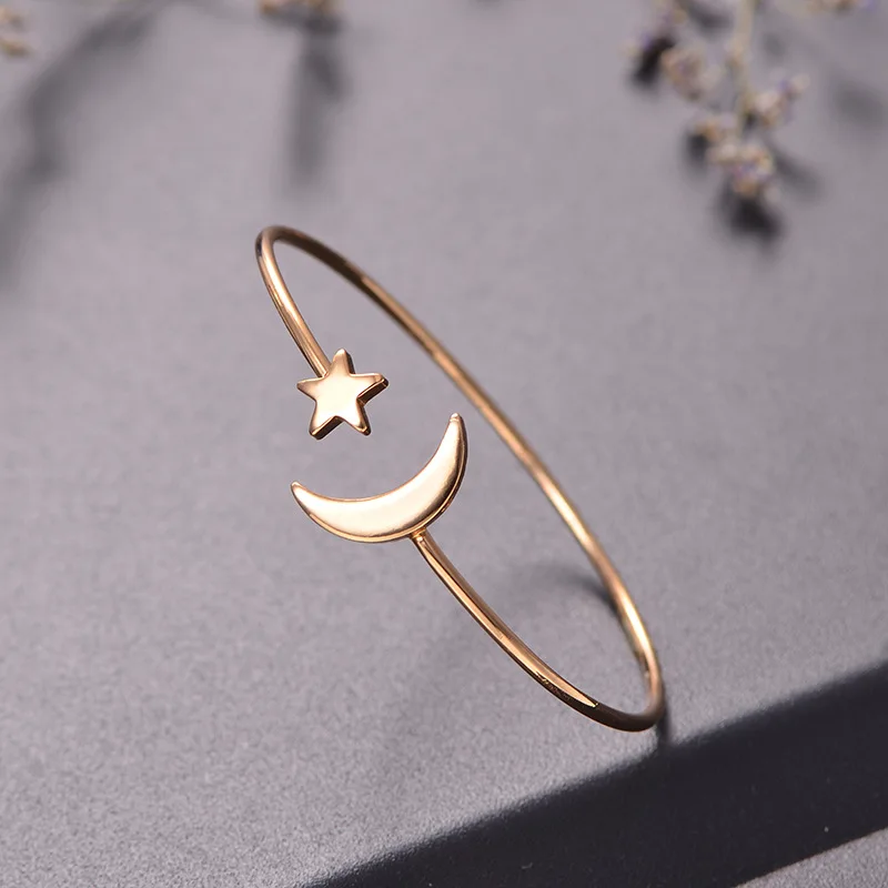 Романтические медные браслеты манжеты в стиле хип хоп с открытым сердцем из