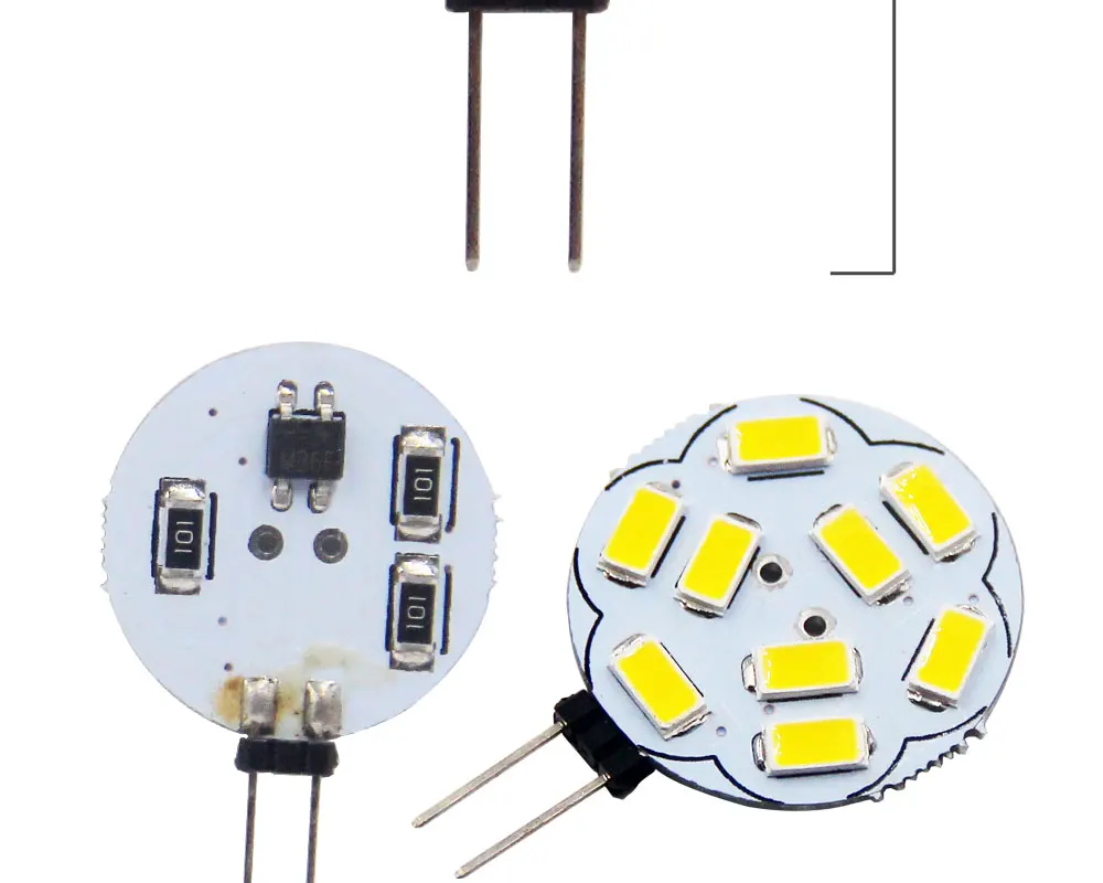 Светодиодный светильник G4 5730 SMD 2 Вт 3 Вт 5 Вт 12 В AC DC заменить галогенное освещение Прожектор