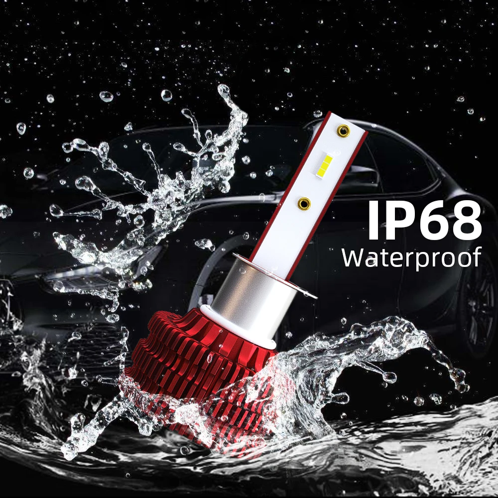 K5 Car Lights H1 H11 H7 9005 9006 LED Headlight Bulbs H4 Hi-Lo Beam 40W 8000LM 6000K CSP Super Bright Auto Headlamp 2PCS/Set | Автомобили