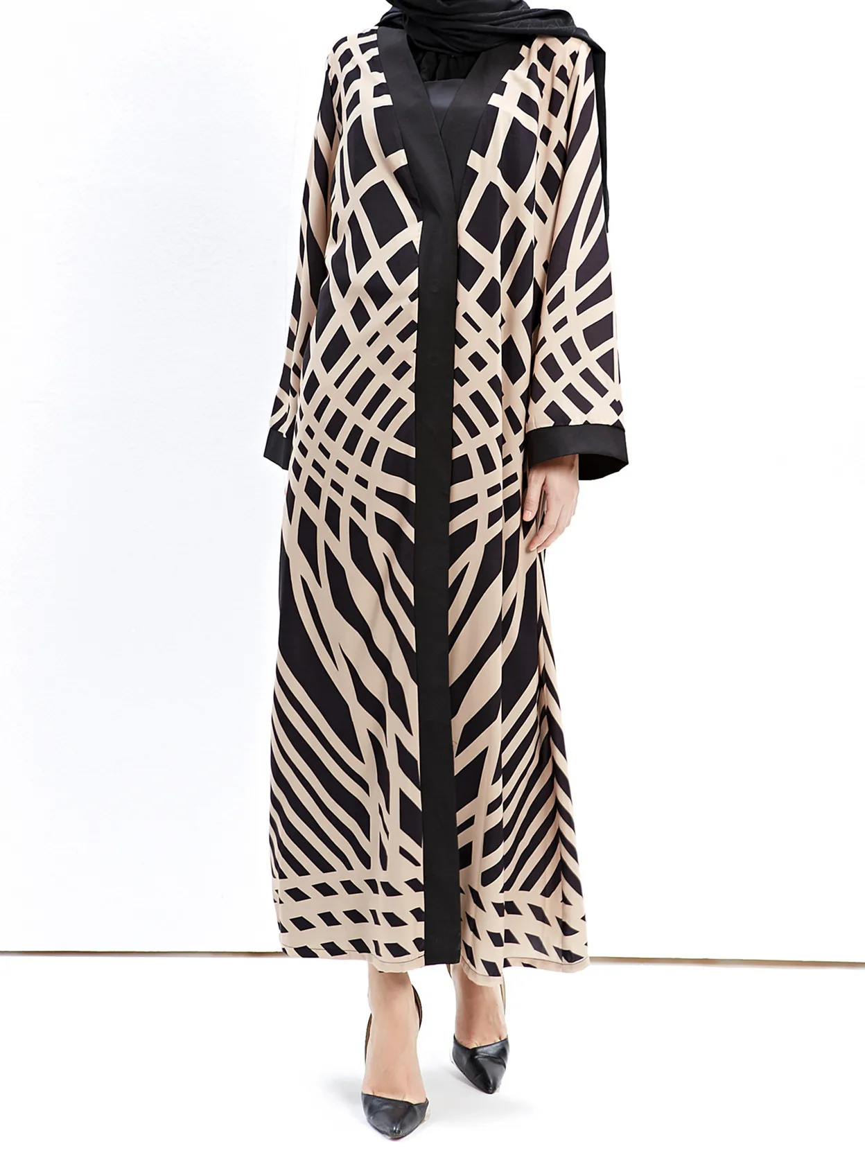 Платье в новом стиле женское Модное Длинное кардиган Хуэй малайский этнический