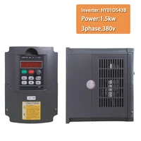 380v 1 5kw vfd variable frequency drive vfd inverter 3hp 380v input 3hp for spindle motor speed control