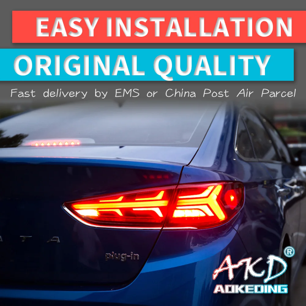

AKD tuning car Tail lights For Hyundai Sonata 9.5 Sonata MK9 Taillights LED DRL Running lights Fog lights signal light
