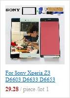 Гарантия 5,2 ''для Sony Xperia Z3 ЖК-дисплей сенсорный экран D6603 Замена для Sony Xperia Z3 lcd Dual D6633