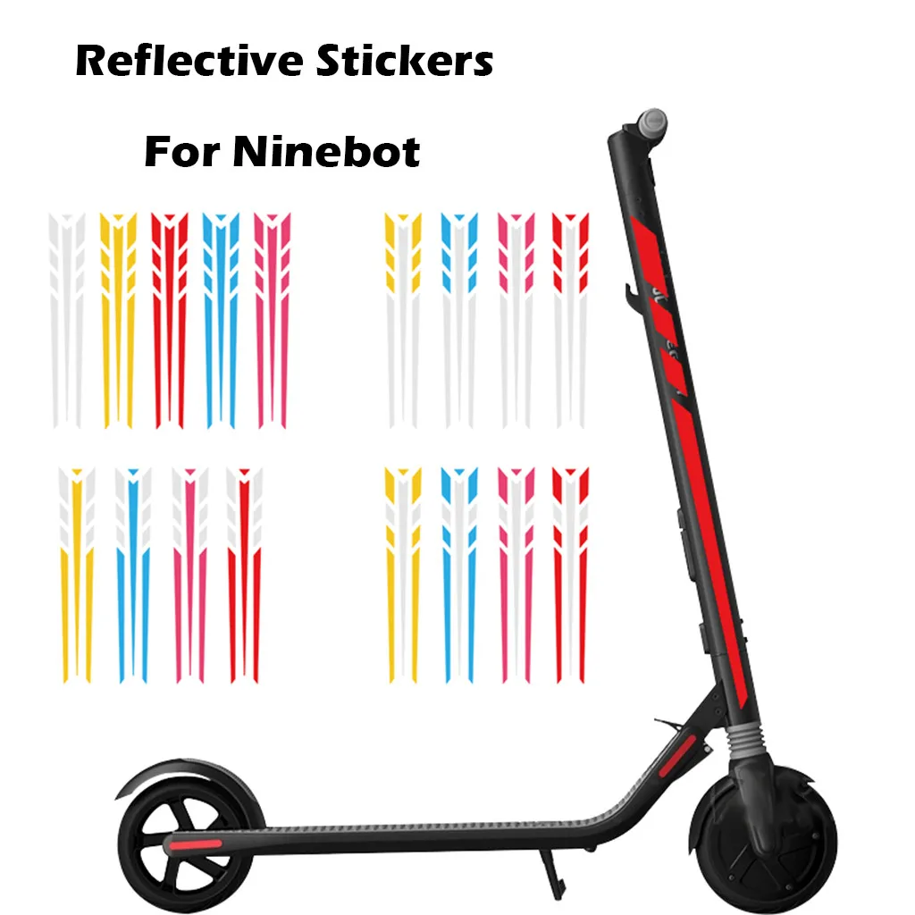 2019 электрический скутер скейтборд Светоотражающие Стильные наклейки для Ninebot ES1