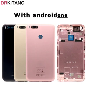 back housing for xiaomi mi a1 back battery cover rear door case chassis for xiaomi a1 battery cover with androidone replacement free global shipping