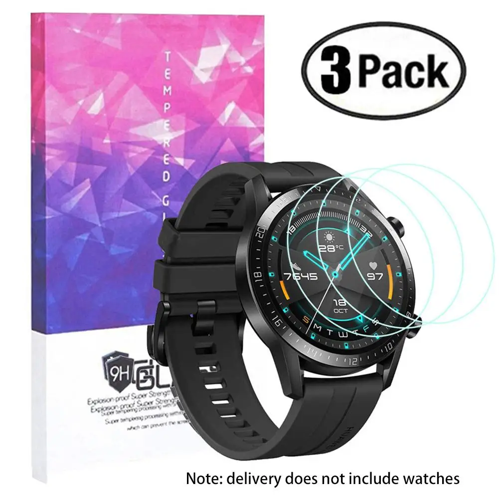 3 шт./компл. закаленное Стекло Smart Watch Защитная пленка для huawei GT 2 Смарт часы тонкой