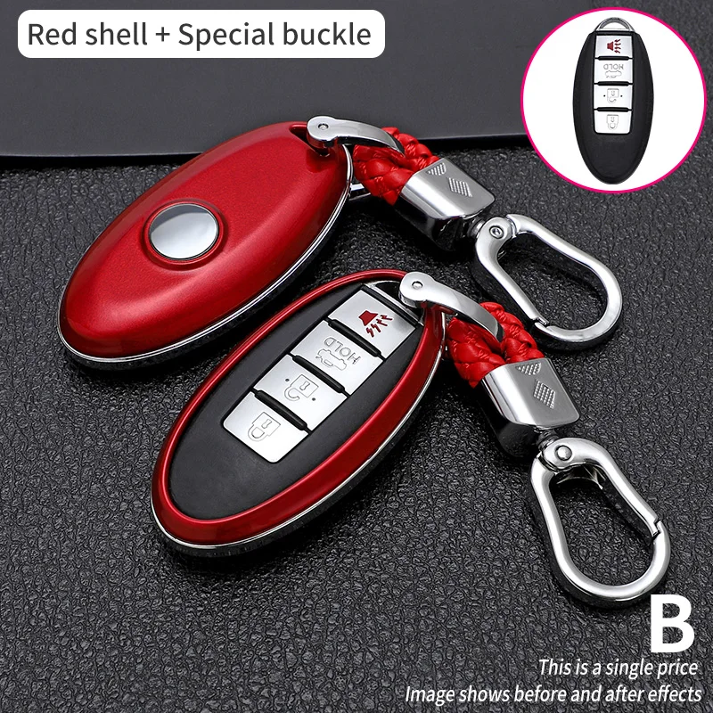 

Car key cover case for nissan juke leaf micra k12 note patrol qashqai j11 j10 tiida versa x-trail xtrail x trail t32 Infiniti