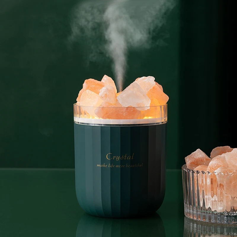 

Kevinleo Portable Aromatheraphy Humidifier USB Crystal Mini Diffuser Essential Oil Humidicator for Home Wireless Mist Maker