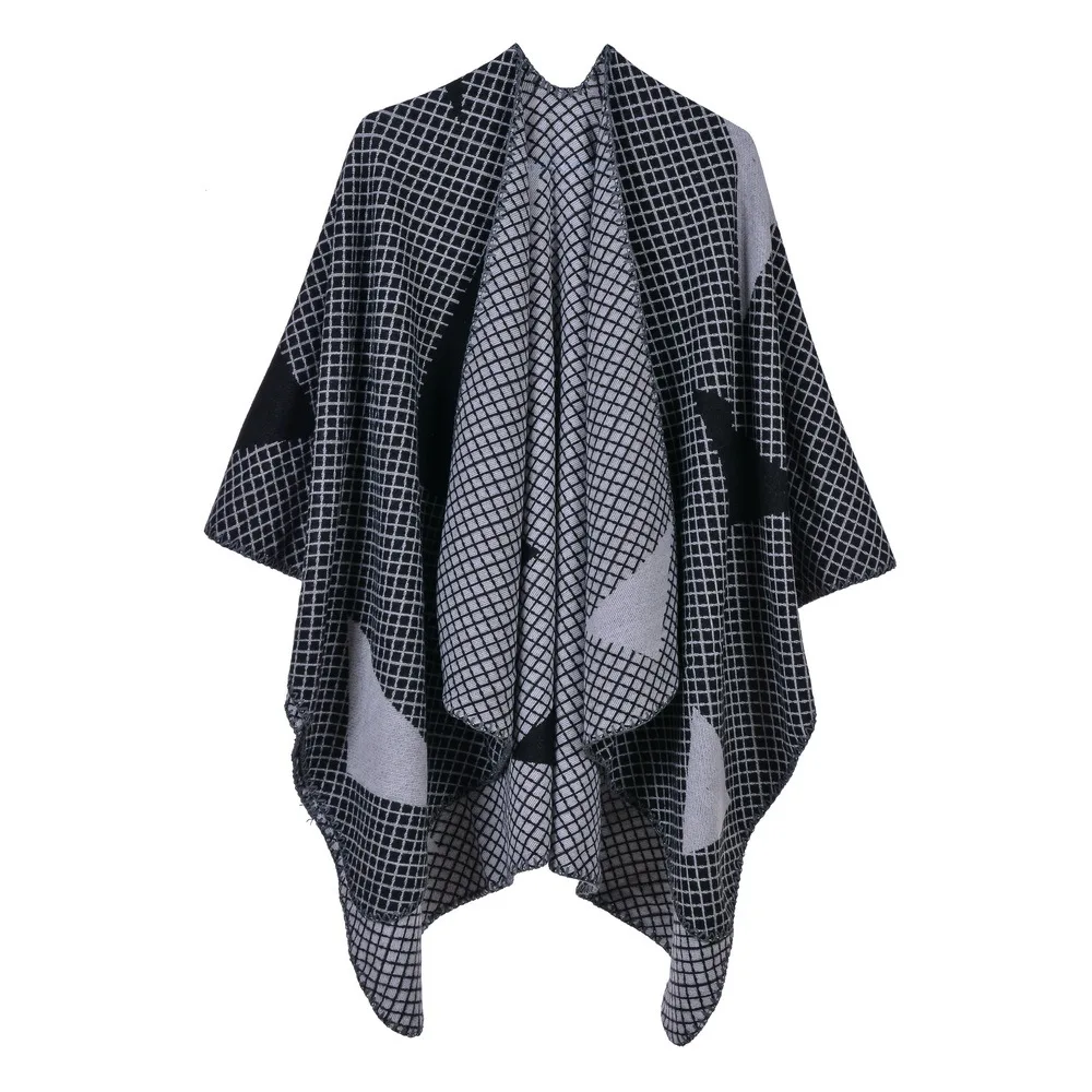 Зимний женский шарф с шапкой вязаная Пряжка для кардигана большой мощности