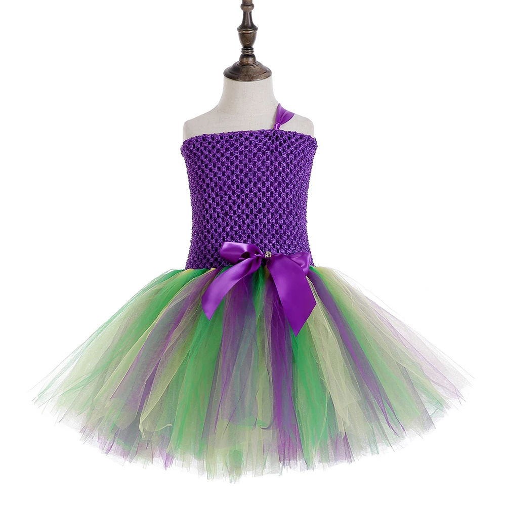 Little Mermaid Tutu Dress Under The Sea Birthday Theme Party for Kids Girl Holiday Carnival Halloween Princess Costume | Детская одежда