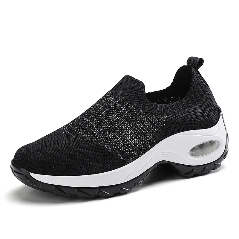 

Mesh Breathable Women's Sports Shoes 2021 Summer New Style Women's Thick-soled Increased Air Cushion Soft-soled Casual Shoes