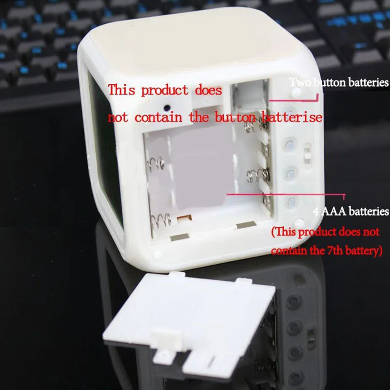 Термометр светодиодный цифровой будильник с термометром флаг Перу светящийся
