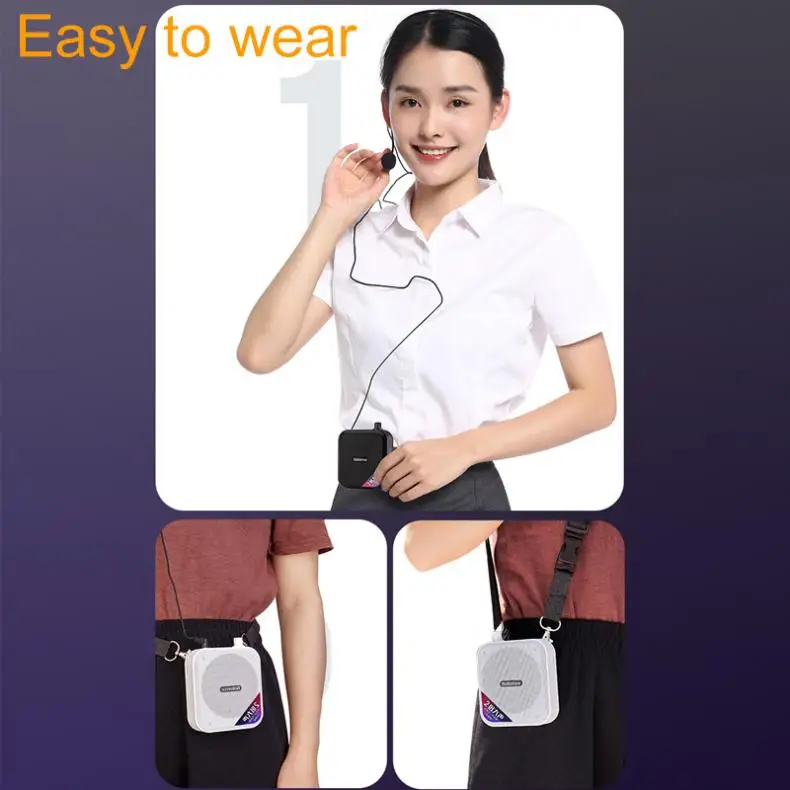 Портативный Bluetooth динамик Rolton K600 громкий усилитель голоса мегафон с беспроводным