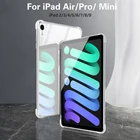 Женский силиконовый прозрачный тонкий чехол из ТПУ для iPad Air 4 Air 2 Pro 2018 Mini 6 5 4 10,5