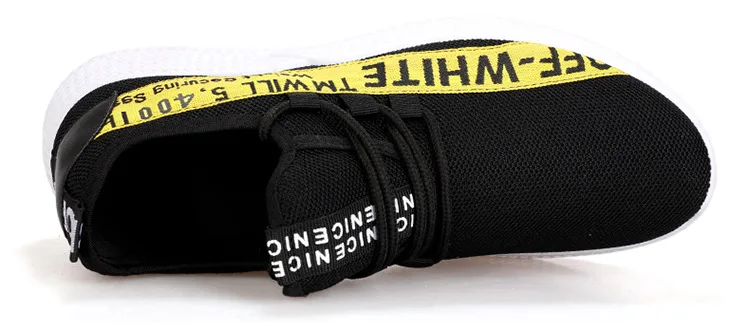 Autumn New Style Men Shoes Fashion Casual Mesh Shoes Stylish Rubber Shoes Sneakers Low Top Breathable Korean-style Running