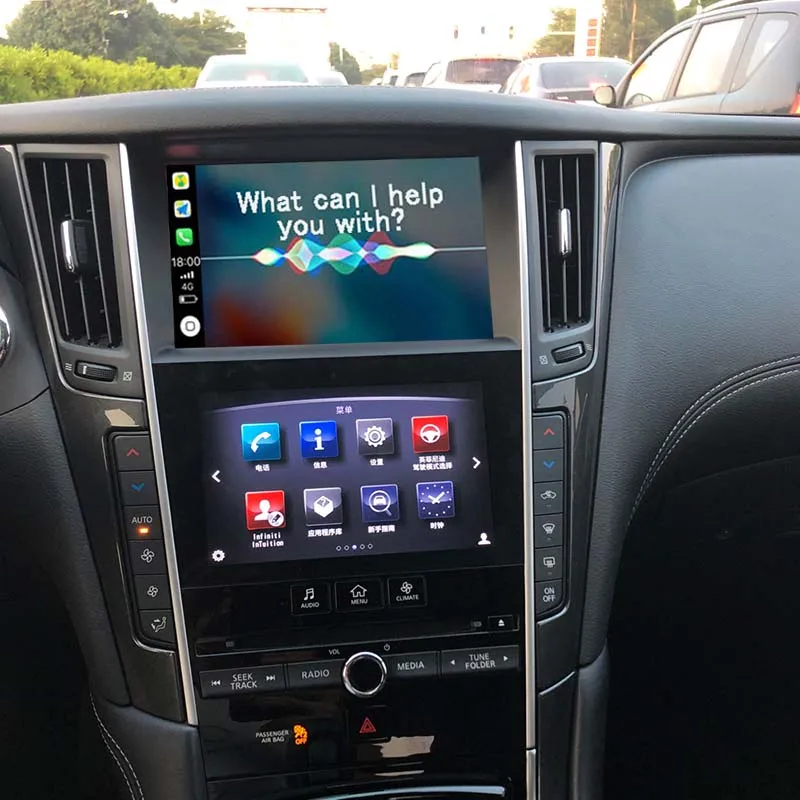 Sinairyu беспроводной Apple Carplay для infiniti 8 дюймов экран 2015-2019 Q50 Q60 Q50L QX50 Android Авто
