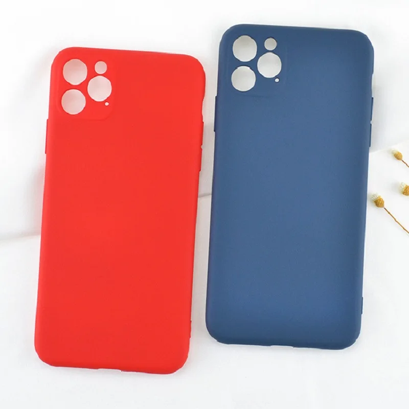 Оригинальный чехол из жидкого силикона и микрофибры конфетного цвета для iPhone 11